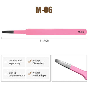 Pink Tweezers for Eyelash Extension