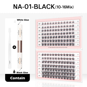 DIY Cluster Lash Extensions Kit – Fluffy, Natural & Long-Lasting | At-Home Lash Set
