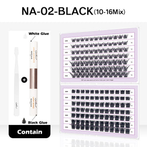 DIY Cluster Lash Extensions Kit – Fluffy, Natural & Long-Lasting | At-Home Lash Set