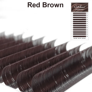 Drak Red Lash Extensions