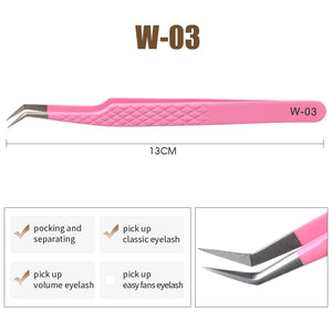 Pink Tweezers for Eyelash Extension