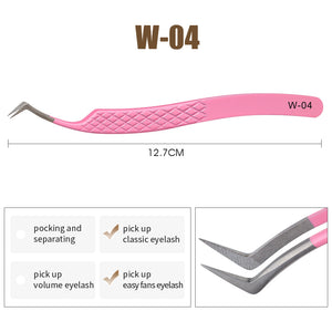 Pink Tweezers for Eyelash Extension