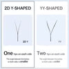2D Y Single Tip Lashes | 12 Rows