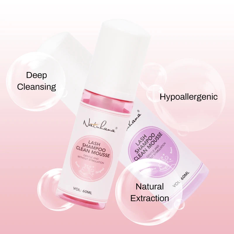 Natuhana® Lash Cleansing Mousse – Eyelash Shampoo 60ml