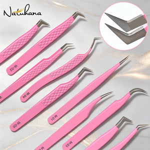 Pink Tweezers for Eyelash Extension