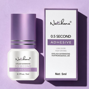 NATUHANA 0.5S fast-drying black lash adhesive 5ml bottle for professional eyelash extensions
