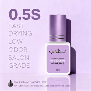 NATUHANA 0.5S professional lash adhesive 10ml large size for busy salons fast drying low odor