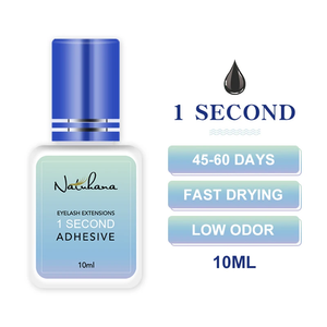 NATUHANA 1S black eyelash extension adhesive 10ml large size fast-drying low-odor professional salon glue